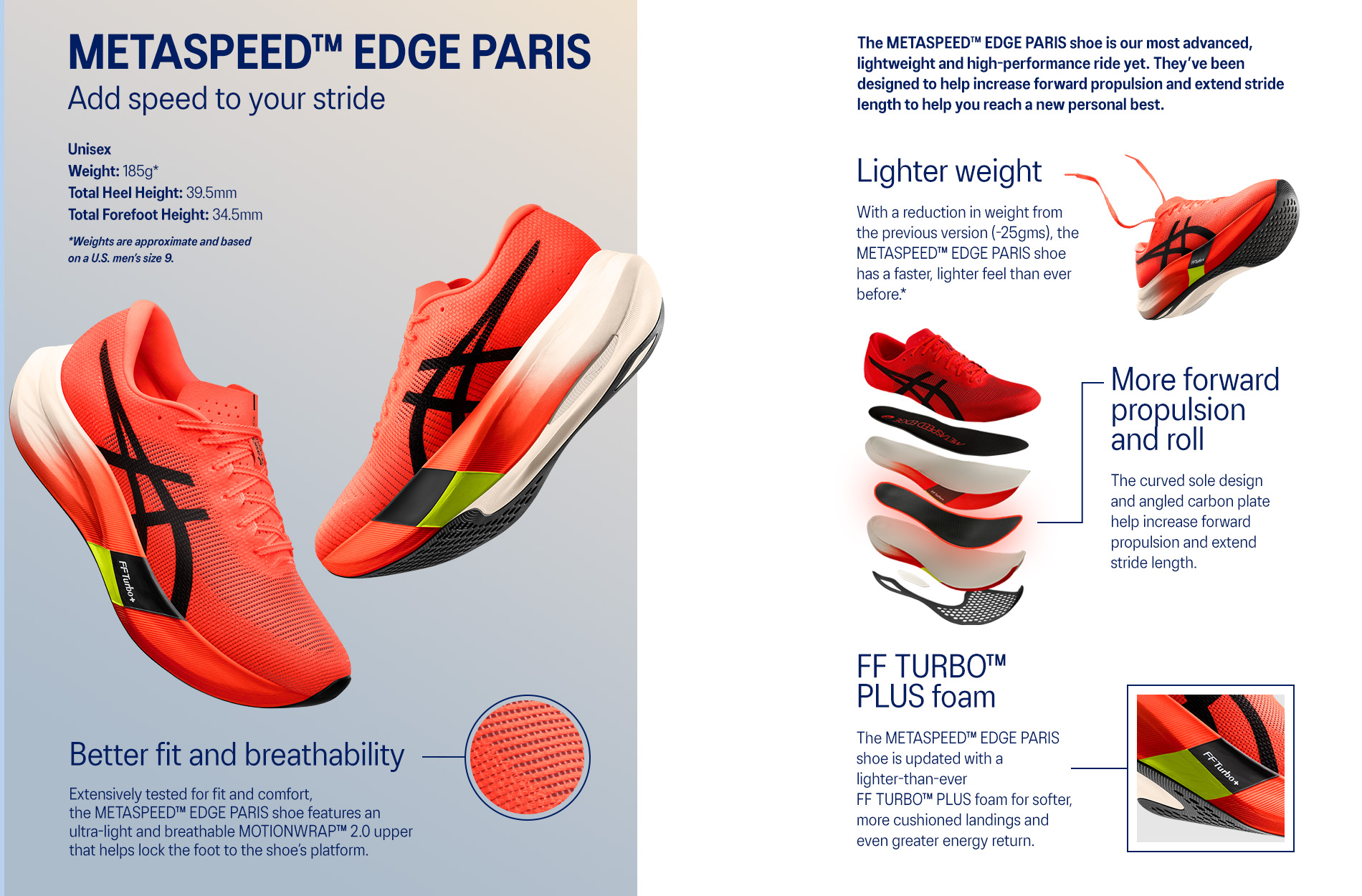 Unisex METASPEED EDGE PARIS | Sunrise Red/Black | Unisex Running ...
